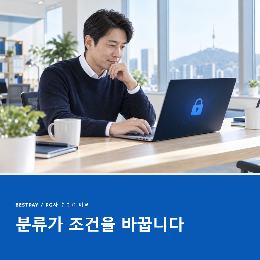 업종별 PG 수수료 차이