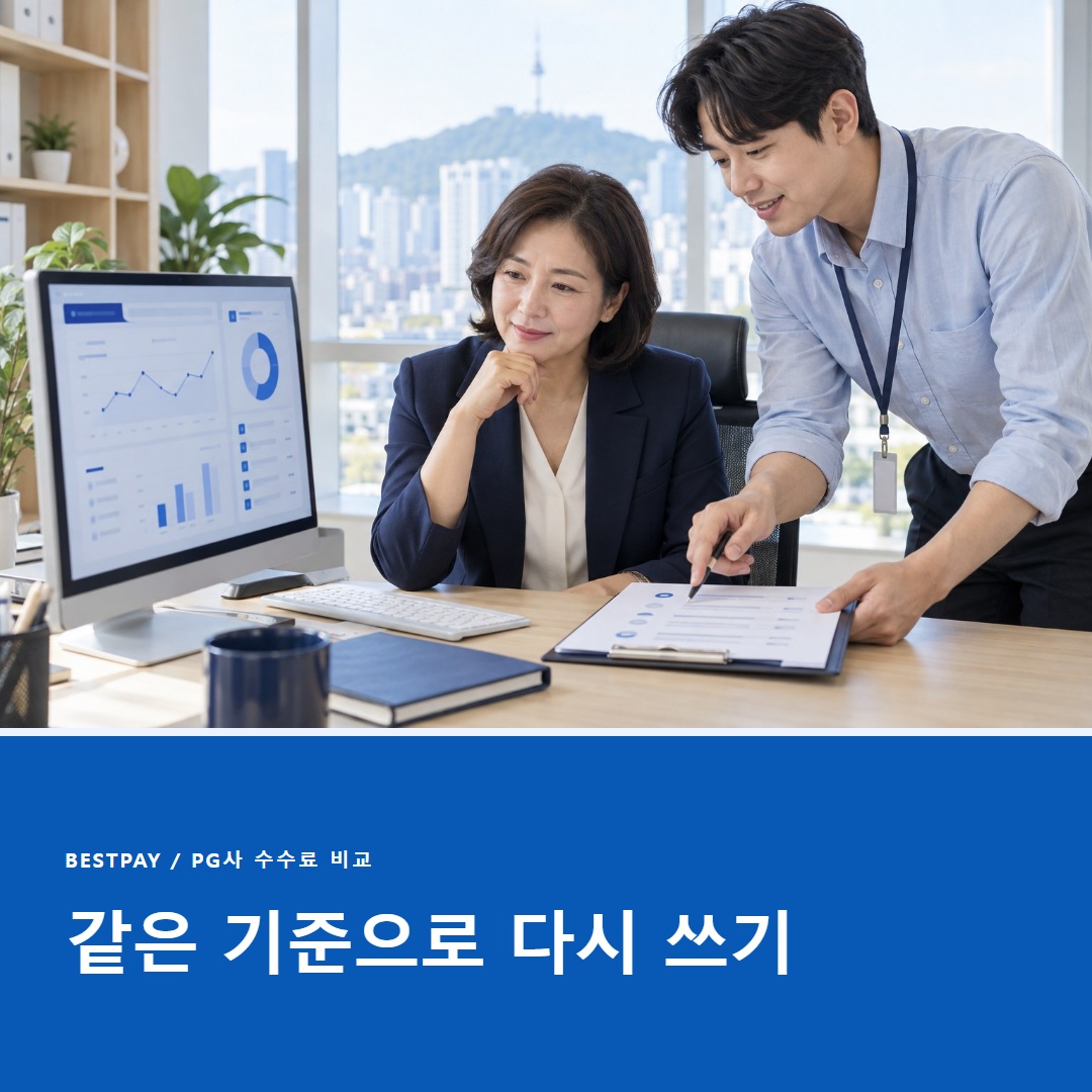 PG사별 수수료 표