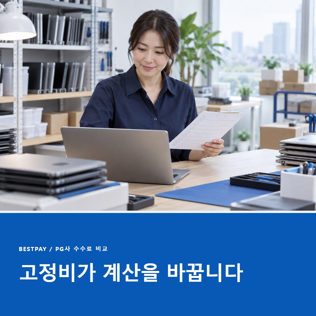 PG 월 이용료 초기 비용
